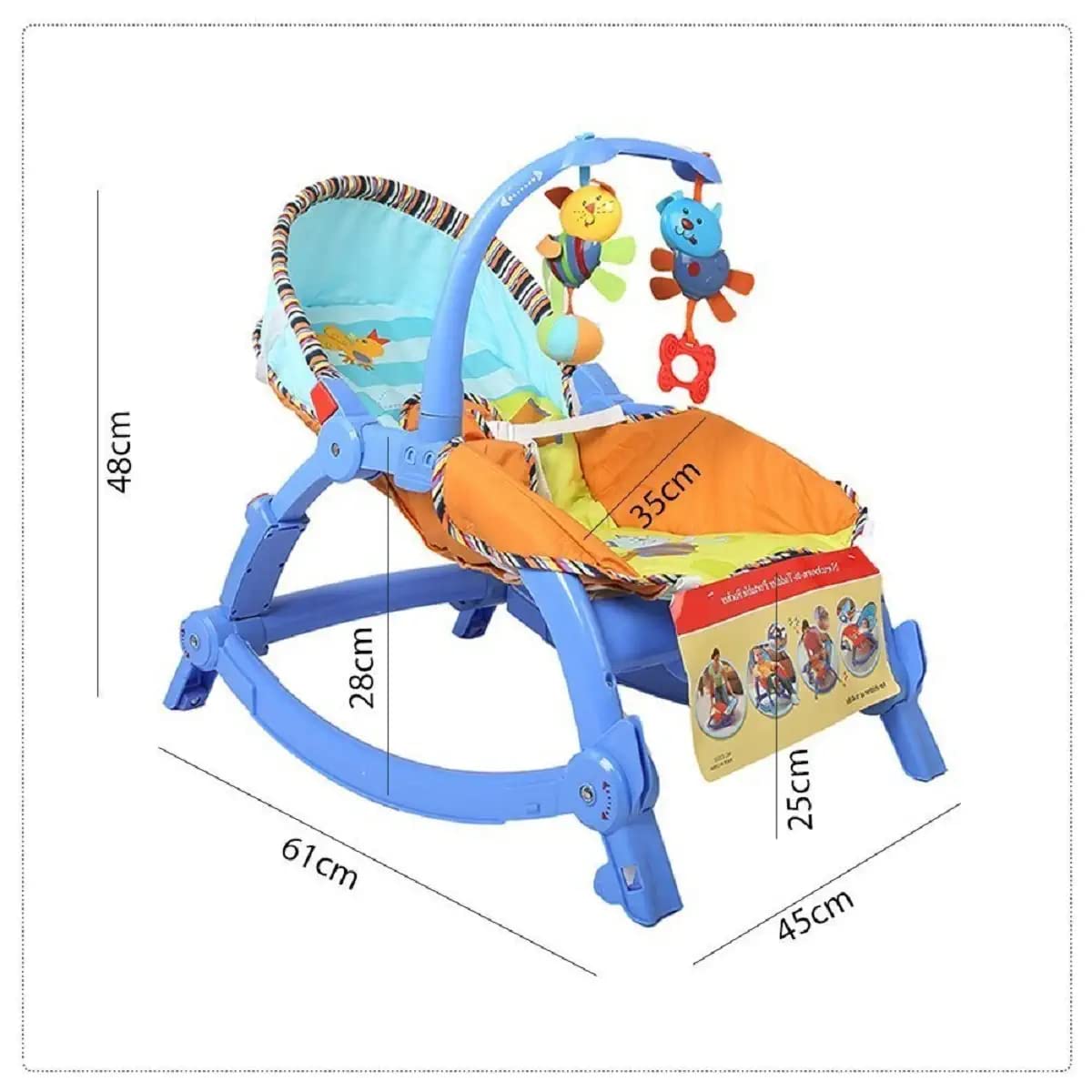 Rocker For Newborn- Newborn To Toddler Portable Rocker, 12 Months, 5 Years