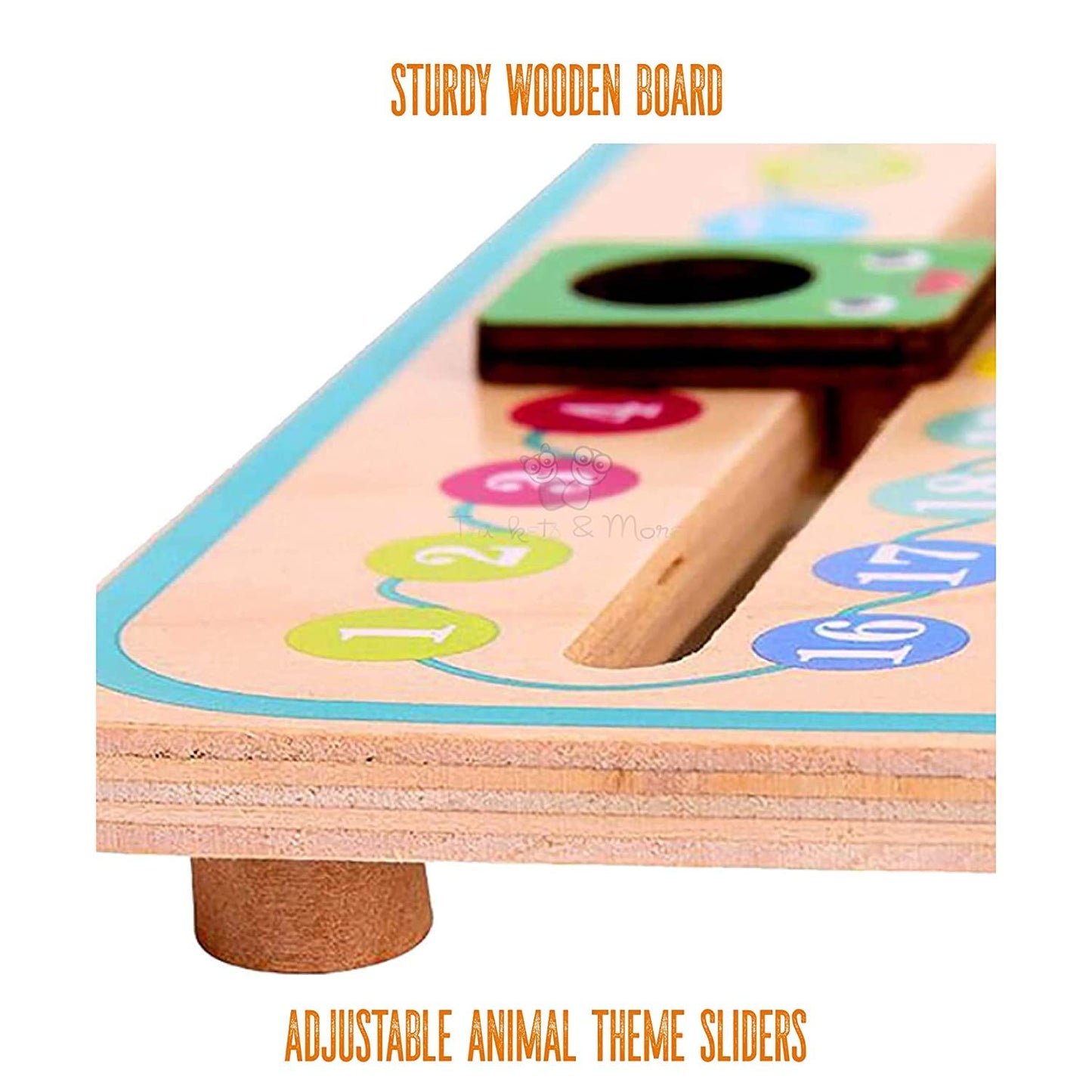 Calendar for kids, Calendar Educational Clock Toy For Kids Learning (Frog Stand)