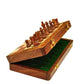 Chess Board, Wooden Chess Board Set With Foam, Folding Wooden Handmade Chess Set Board - 10x10 Inches