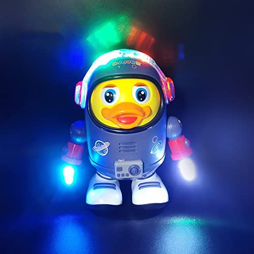 Duck Dance, Dance Singing Duck Toys With Led Light For Kids, Funny Space Duck Dolls Glow Play Toy For Baby