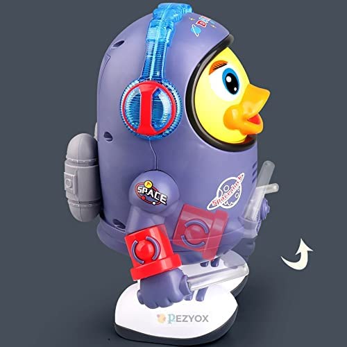 Duck Dance, Dance Singing Duck Toys With Led Light For Kids, Funny Space Duck Dolls Glow Play Toy For Baby