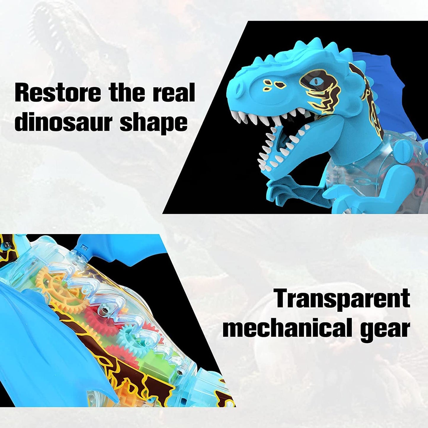 Dinosaur Toys For Kids, Jurassic World Toys, Electronic Walking Dinosaur With Spray And Lighting, Dinosaur Figures