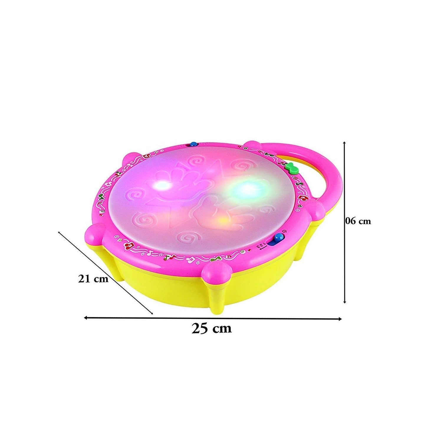 Flash Drum Series, Drum Set 3d Lights, Music Baby Toy For 2 3 4 Years Kids