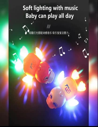 Duck Plush, Duck Bath Toys, Dancing Duck Toy, Cute Electric Universal Crawling Duck With Music And Light