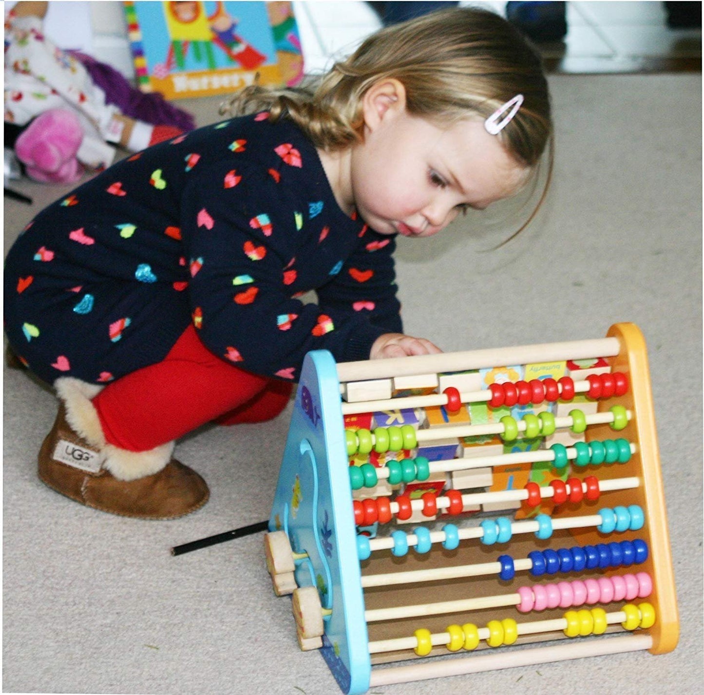 Wooden Learning Toys For Kids Eco-friendly And Non, Toxic Wooden Educational & Learning Activity Triangle Box