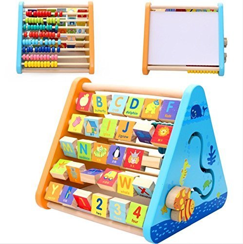Wooden Learning Toys For Kids Eco-friendly And Non, Toxic Wooden Educational & Learning Activity Triangle Box