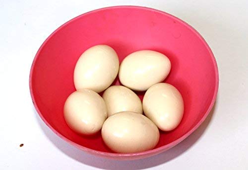 Wooden Eggs, 6 Pcs, Wooden Egg Toy For Kids, Fake Eggs For Kids - Made In India