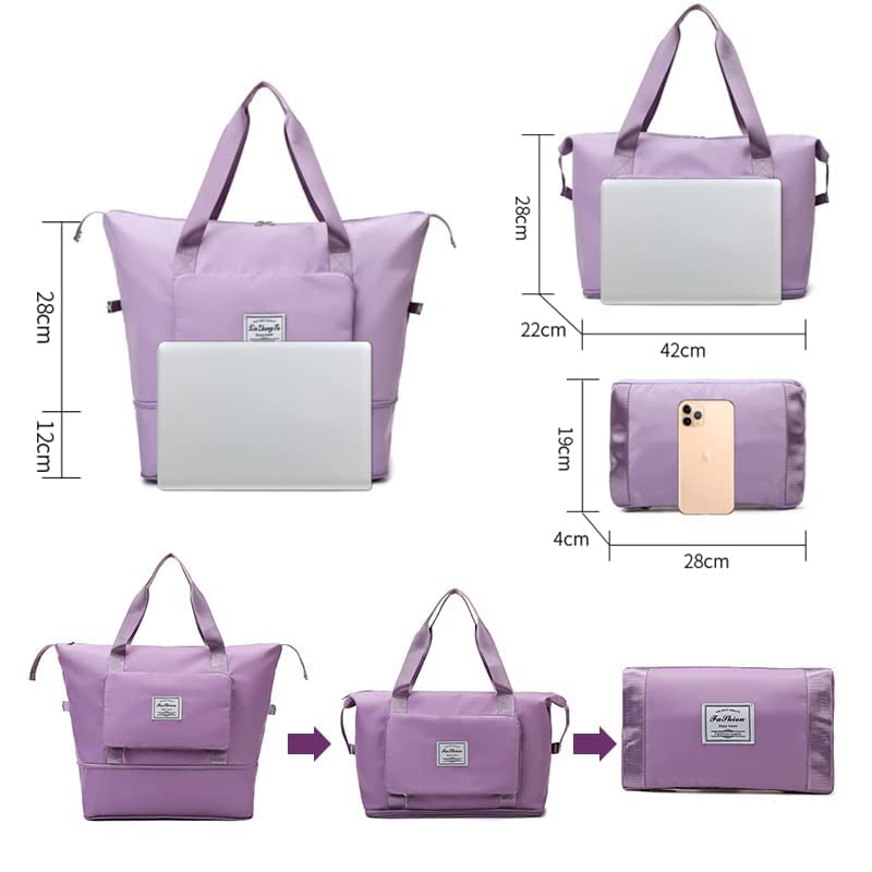 Travel Bags, Fold Able Travel Bag, Large Capacity Folding Travel Bag, Travel Lightweight Waterproof Carry Luggage Bag