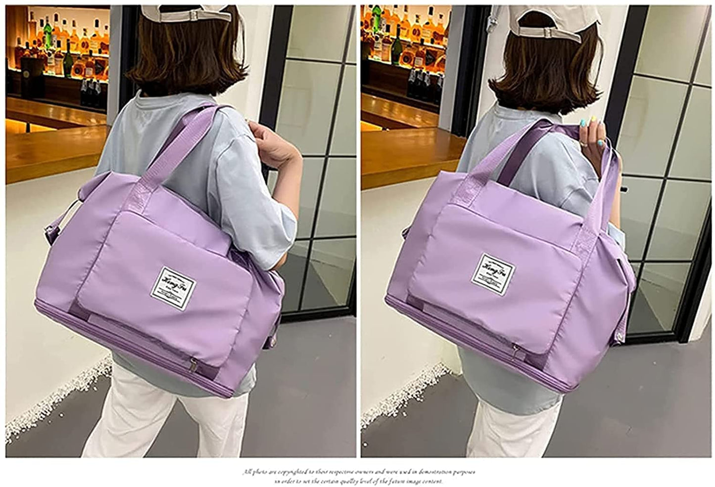 Travel Bags, Fold Able Travel Bag, Large Capacity Folding Travel Bag, Travel Lightweight Waterproof Carry Luggage Bag