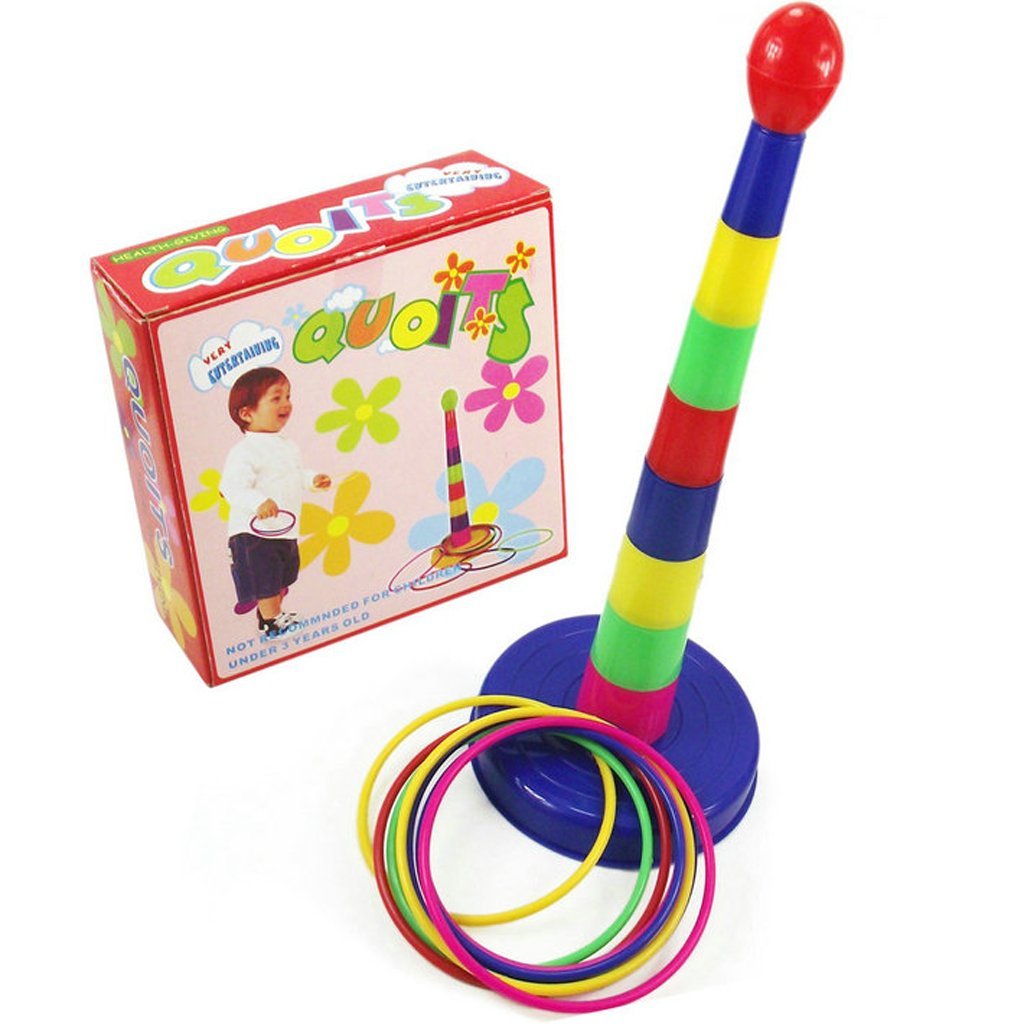 Hook And Ring Game, Ring Toss Game For Kids Ring Throw Game - Pack Of 1