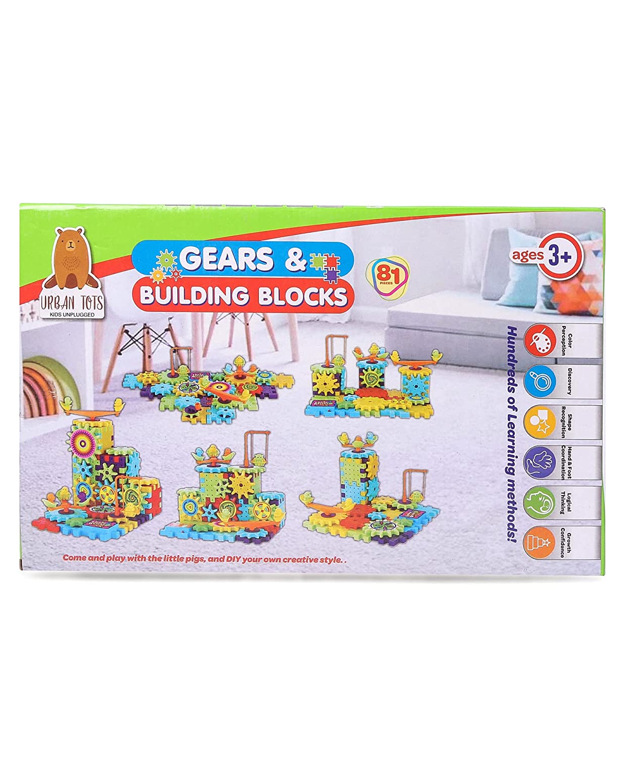 Building Blocks, Gears, Learning Toys, Building Blocks Toys, Creative, Educational Building Blocks