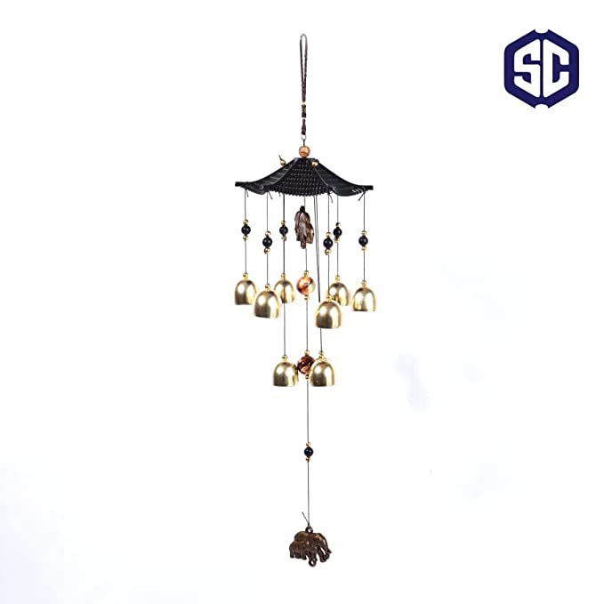 Metal And Wooden Wind Chimes, Wind Bell, Wind Chain Home Positive Energy Balcony Bedroom