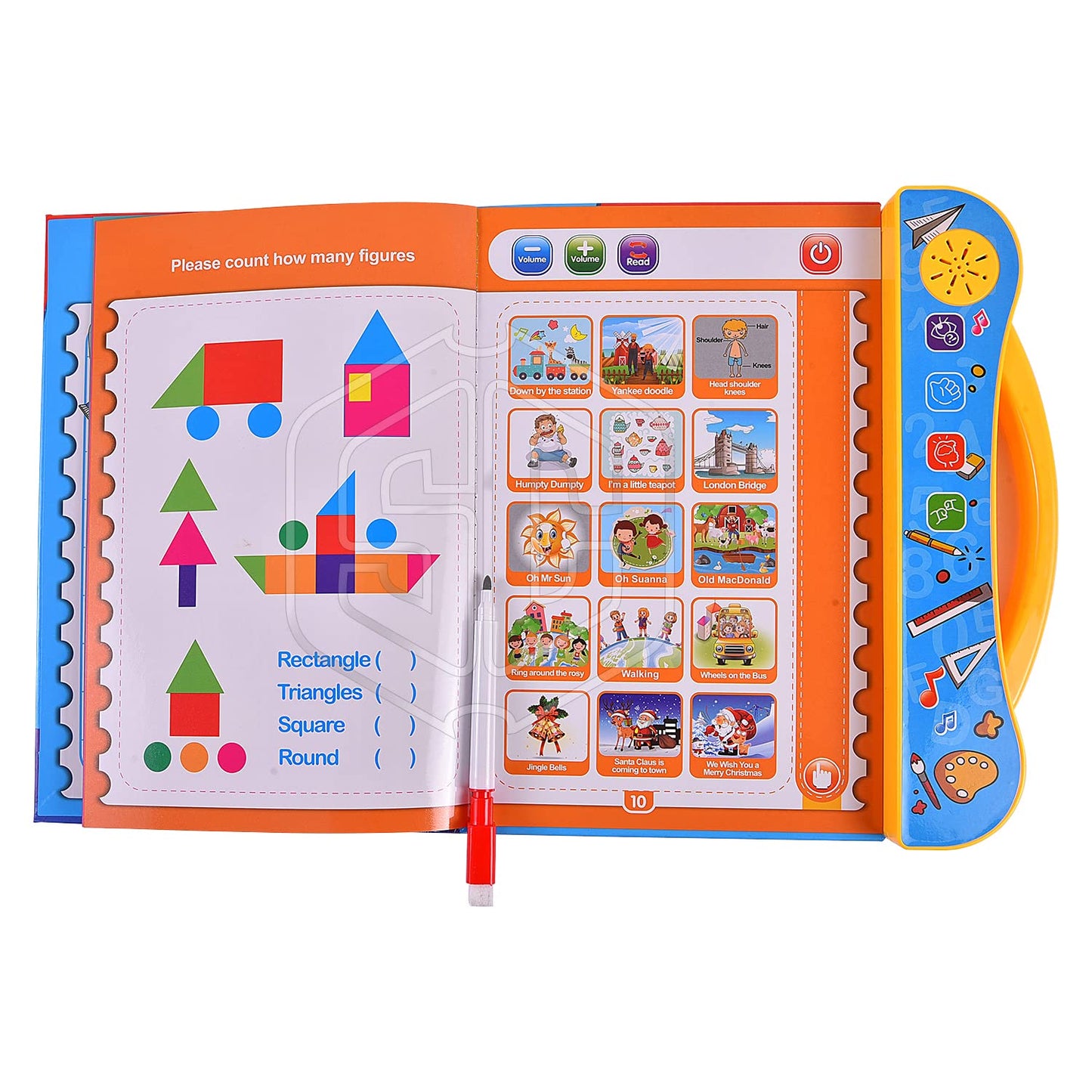 Artificial Intelligence Books, Interactive Children Book, Musical English Educational Phonetic Learning Book