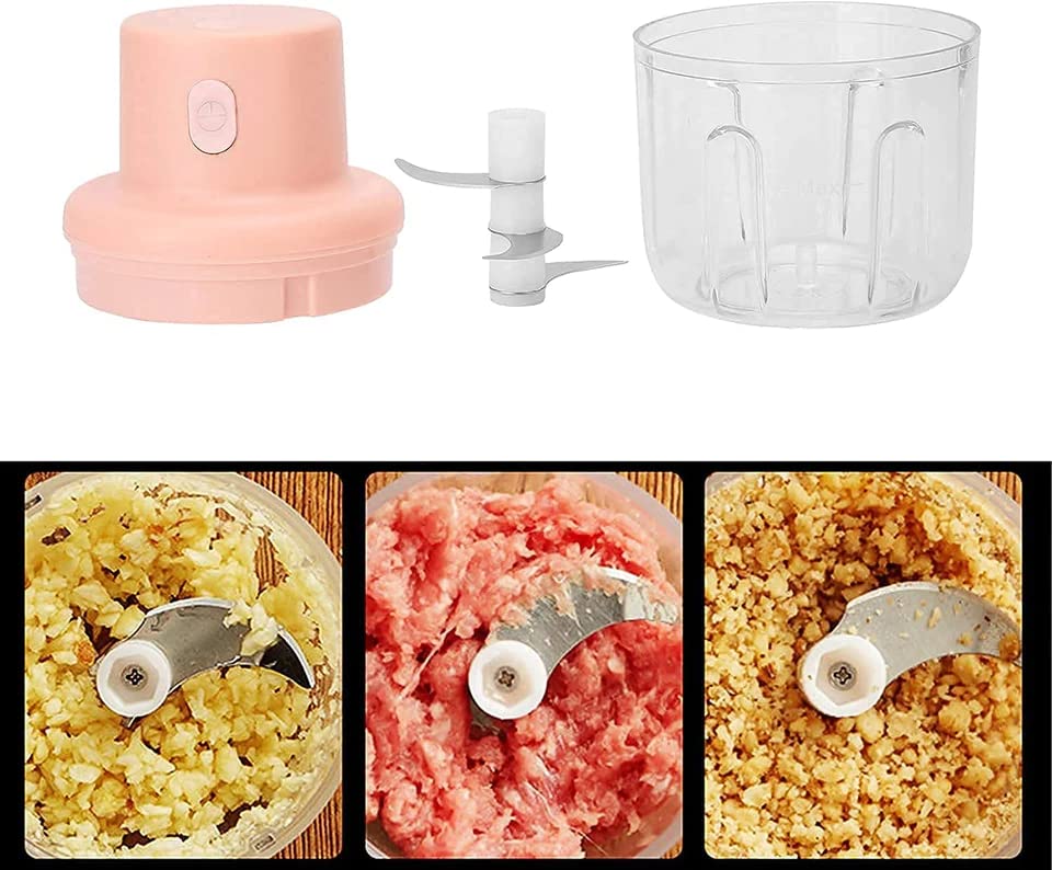 Intelligent Electric Garlic Machine, Mini Garlic Chopper, Portable Cordless Grinder