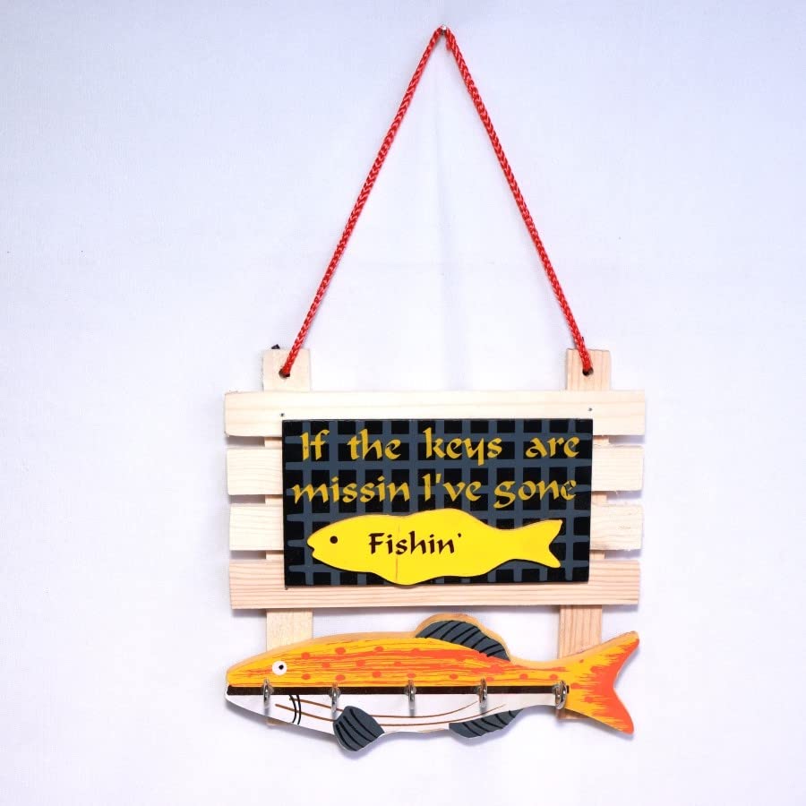 Key Holder For Wall, key Hanger, Fish Décor, Key Holder Wall Mount, Decorative Items For Home, Key Hooks For Hanging