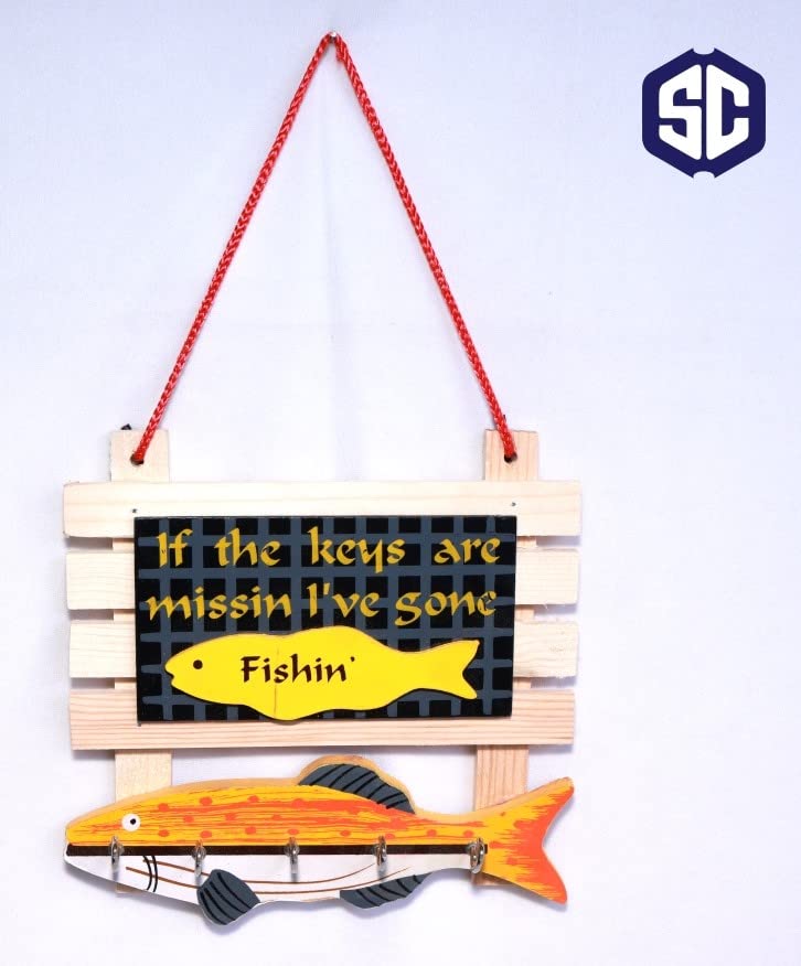 Key Holder For Wall, key Hanger, Fish Décor, Key Holder Wall Mount, Decorative Items For Home, Key Hooks For Hanging