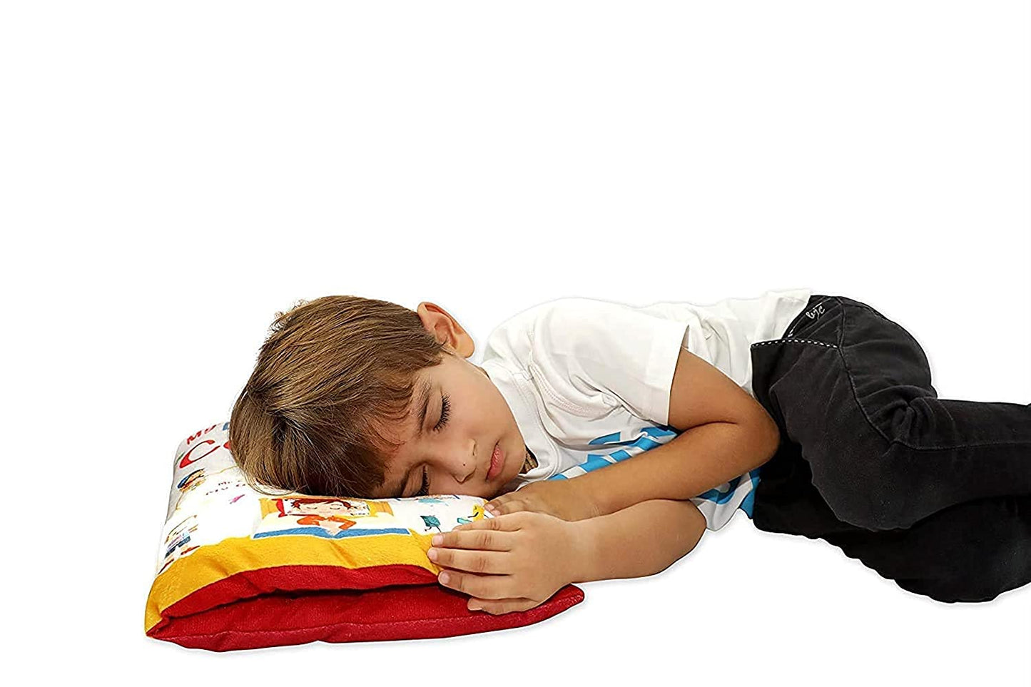 Kids Learning Cushion Book, Velvet Soft Cushion, 12 Things To Learn , Nursery Book Cushion Pillow