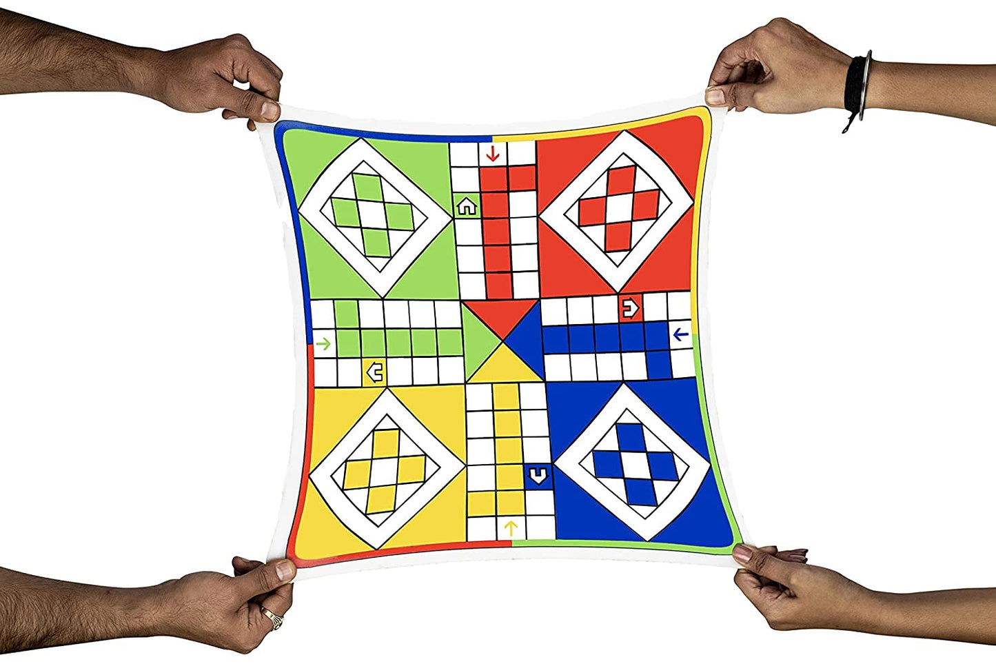 Travel Board Game, Chess Snake Ladders, Premium Clothes Finish Reversible Game Set, Travel Entertainment Game Set
