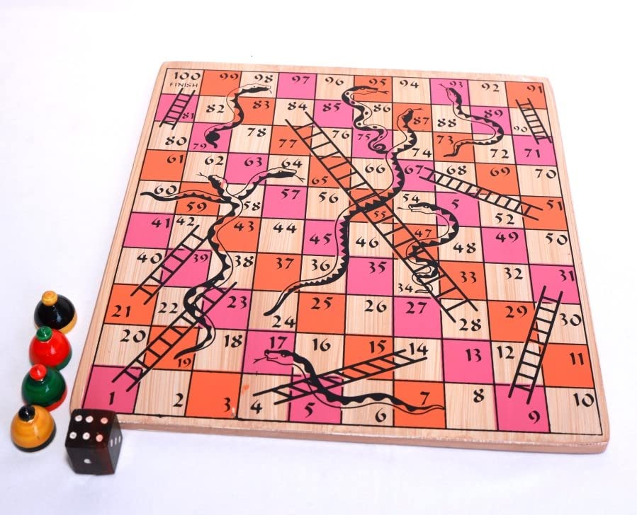 Ludo And Snake And Ladder Game, Ludo Snake And Ladder Board Game For Kids And Adults