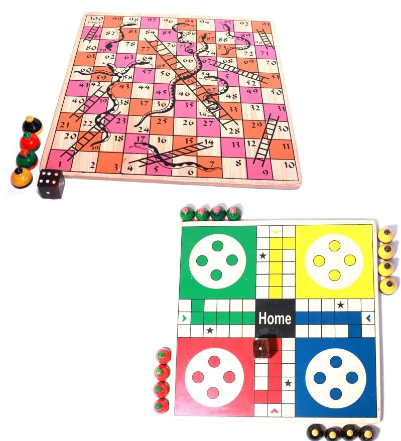 Ludo And Snake And Ladder Game, Ludo Snake And Ladder Board Game For Kids And Adults