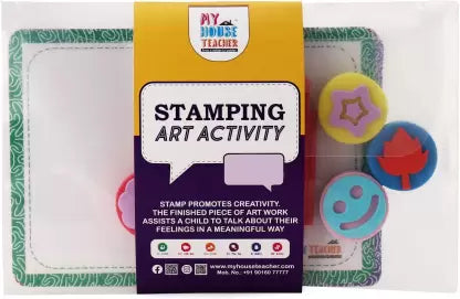 Crafts For Kids, Arts And Crafts For Kids, Stamping Art Activity Busy Bag For 1 To 4 Years Educational Learning Toys