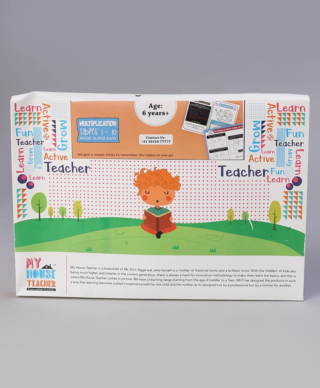 Activity kit for kids, Multiplications Made Easy Activity Kit