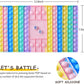 Bubble Pop Fidget Toy, Pop Its Fidgets Silicone Bubble Rainbow Chess Board Push Sound Popper Sensory Toy