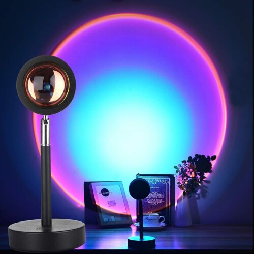 Desk Lamp, Led Light, Floor Lamp, Rainbow Lamp Blue/pink