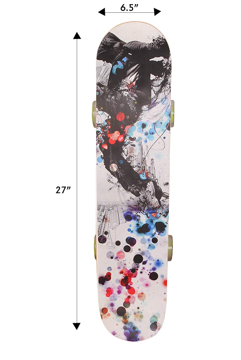 Skateboards For Kids, Skating, Fiber Skateboard Specially Designed With A Pro Pattern And Length Of 27" X 6.5" Width