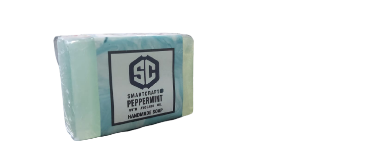 Best Bar Soap, Bubble Bath Soap, Natural Bar Soap, Herbal Soap Peppermint With Avocado Soap-100g