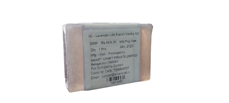 Hand Soap, Bubble Bath Soap, Best Bar Soap, Herbal Soap Lavender With French Vanilla Soap-100g