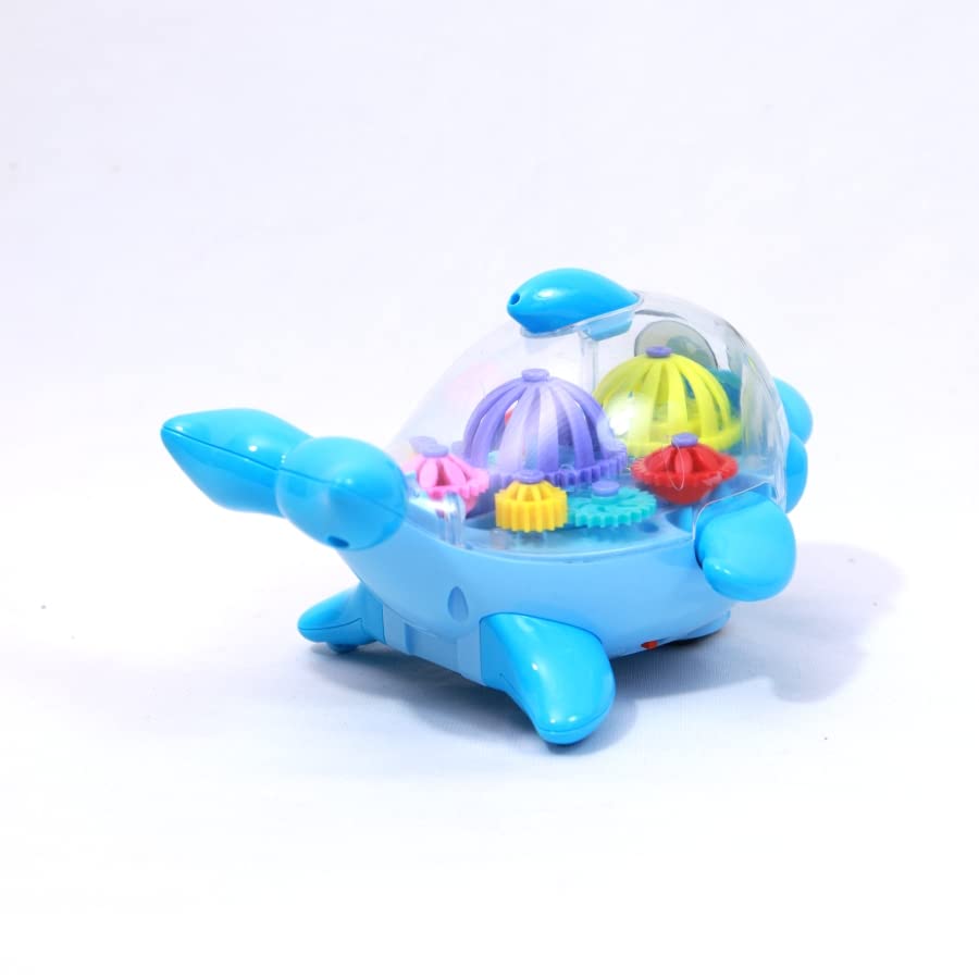 Pink Dolphin Toy, 3d Dolphin Toy 360 Degree Rotation, Gear Simulation Mechanical Dolphin Soft Toy With Sound And Light Toy