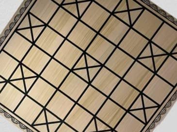 Wooden Chauka Bara Board, Pagade Dice, Board Game, India Traditional Game