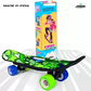 Jaspo Kinder 18"x6" Junior Skateboard for Kids Upto 7 Years(Cool Boy) 18 inch x 6 inch Skateboard  (Green, Pack of 1)