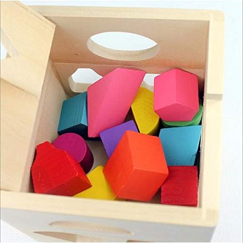 Smartcraft Wooden Toy, Blocks Shape Sorter Toys, Activity Educational Toys for Kids with 15 Hole Wooden Matching Inteligence Box