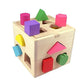 Smartcraft Wooden Toy, Blocks Shape Sorter Toys, Activity Educational Toys for Kids with 15 Hole Wooden Matching Inteligence Box