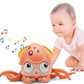 Smartcraft Octopus Crawling Toy | Interactive Dancing Octopus with Music and LED Lights | Automatically Avoids Obstacles | Best Gift Toy for Boys and Girls