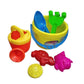 Beach Play Set for Kids Sand Play Set with Bucket, Shovels & Molds Beach Toys for Toddlers