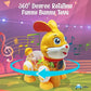 Musical Transparent Gear Rabbit Toy, Toys with Flashing Light & Sound, Bunny Toys, Rabbit Chew Toys