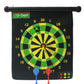 Smartcraft Rollup Double Sided Board Game Set Easily Hangs Anywhere with 4 Magnetic Dart Game