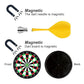 Smartcraft Magnetic Dartboard with 4 Soft Darts Family Indoor & Outdoor Fun Games, Dart Board Set (Multicolour)