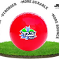 Jaspo T-20 Plus Practice Cricket /Wind Balls for Indoor & Outdoor Street Cricket Synthetic Ball  (Pack of 6, Red)