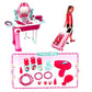 Makeup Kit Set, Make Up Kit, Pretend Play, Role Play Toys, Fashion Beauty Play Set  With Luggage Trolley For Kids
