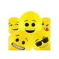 Decorative Balloons For Party, Metallic Balloons, Part Balloons, Emoji Balloons Latex Yellow Emoji Birthday Balloons (pack Of 25)