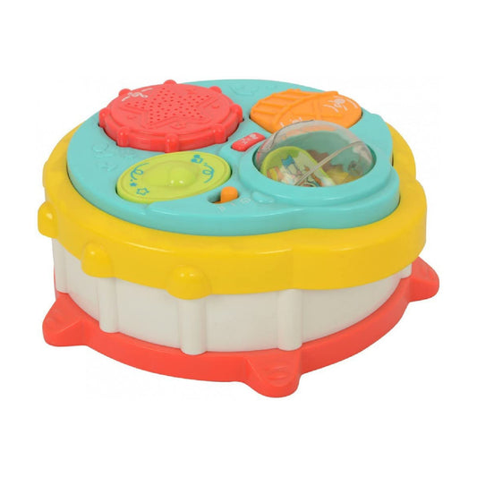 Drum Set, Hang Drum, Drum Pad, Toy Music Paradise Drums With Music, Light And Rotating Rattle Touch Drum