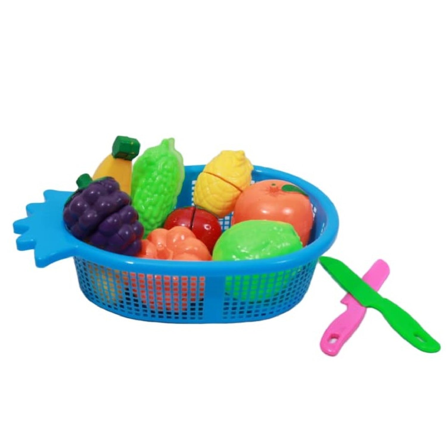 Fruit Set Basket Toy For Kids 12 Let Your Child Learn About Di