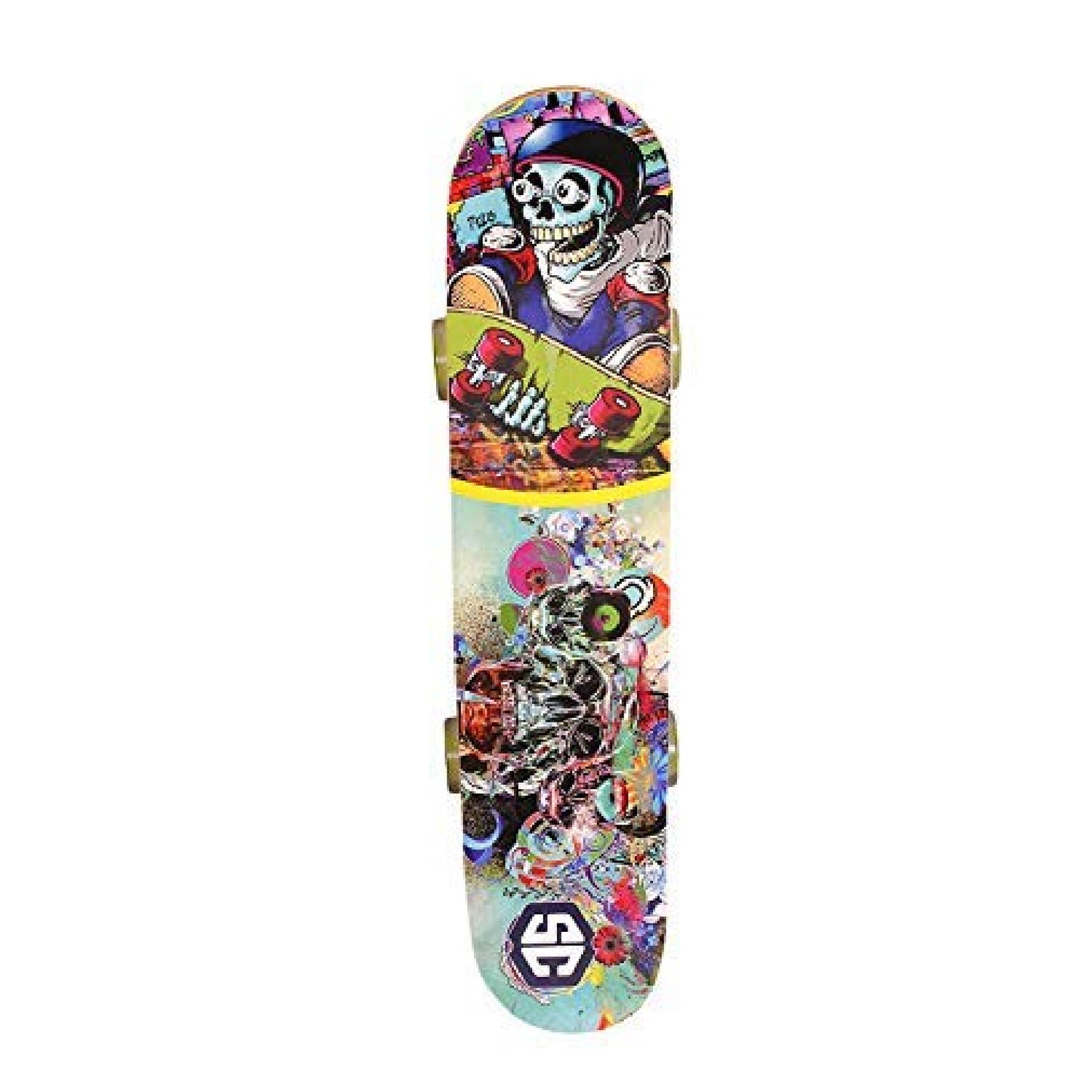 Skateboard For Kids, Fiber Skateboard Specially Designed With A Pro Pattern And Length Of 27" X 6.5" Width