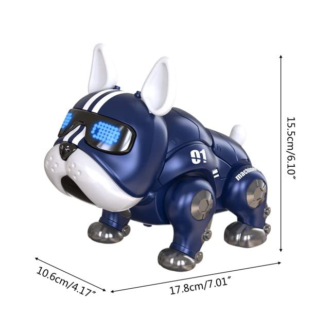 Puppy Toys, Robot Dog, Kids Battery Operated Robot Smart Intelligent Lovely Dog With Demo & Blinking Eyes Dog With Flashlight