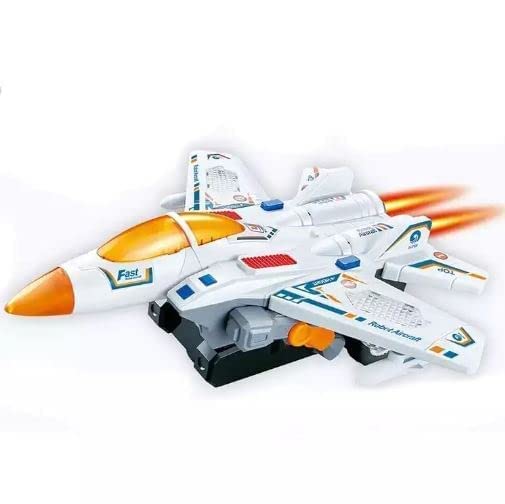 Robot Plane, Aircraft To Robot Toy With 3d Light & Sound, Army Jet Robot Toy For Kids, Airbus Robot