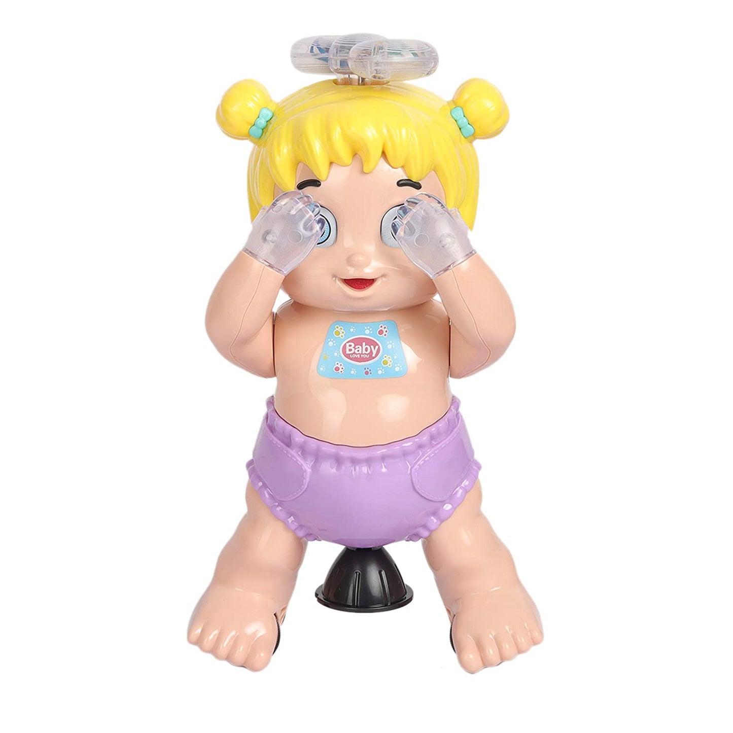 Singing and Dancing Doll, 360 Degree Rotating Musical Dancing, Singing Doll with Bump & Sound